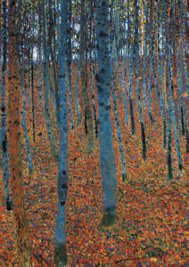 Matt/Glossy/Canvas Paper A4/A3 FOREST OF BEACH TREES 1903 by Gustav Klimt
