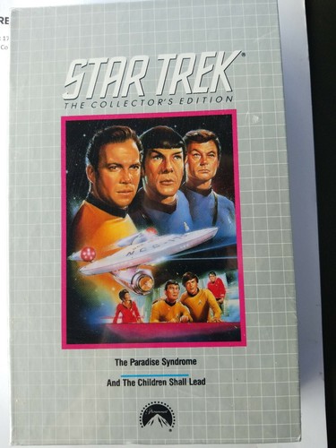 Star Trek VHS The Collectors Edition The Paradise Syndrome / The Children Shall  - Picture 1 of 2