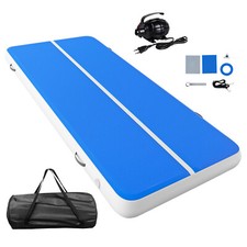 Inflatable Tumbling Mat for Gymnastics and Cheerleading w/Electric Pump 20X6.6Ft