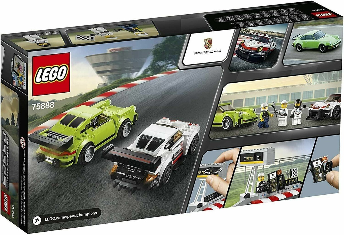 人形 DZ LEGO 75888 Porsche 911 RSR and 911 Turbo 3.0 L | eBay