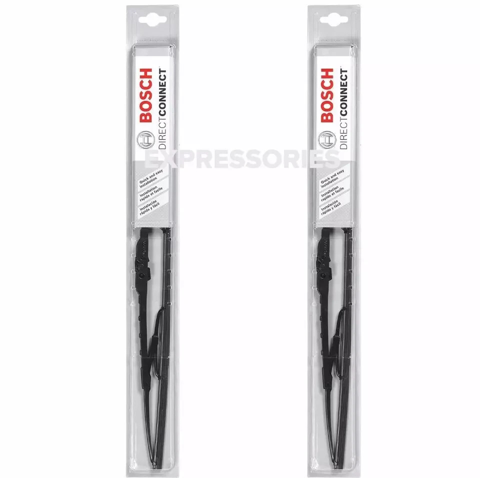 Bosch Direct Connect OEM Quality Windshield Wiper Blades Set of 2 Pair 24" / 19"