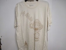 DEF LEPPARD "1992" ARTIST GRAPHIC CONCERT T SHIRT LARGE NWT CREAM GREAT LOGO