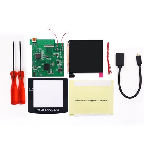 GBC Q5 IPS High brightness Backlight LCD Screen TV Kits For GameBoy Color - Picture 9 of 10