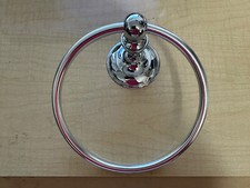 Delta polished chrome towel ring Pirouette Wall Mounted Bath Accessory