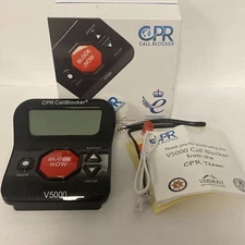 CPR V5000 Call Blocker for Landline Phones Block Robocalls Stop Spam Callers