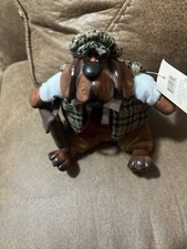 Russ Berrie Kathleen Kelly Critter Factory Doll Top Dawg Beanbag Ceramic Face