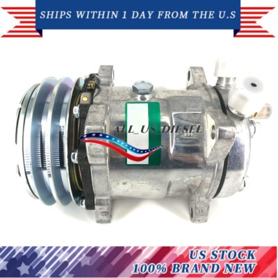 AC Conditioning Compressor for Sanden SD5H11 5104 5133 12V 2 Grooves R134a