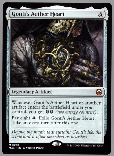 Gonti's Aether Heart 0294 Mythic Non Foil Modern Horizons 3 MTG Near Mint