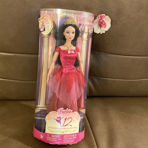 BARBIE 12 Dancing Princesses Princess Blair DOLL PINK DRESS VIOLET EYES