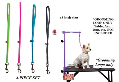 4-Top Performance 18''WATERPROOF Grooming LOOP for Table Arm*Compare to Jelly Pet