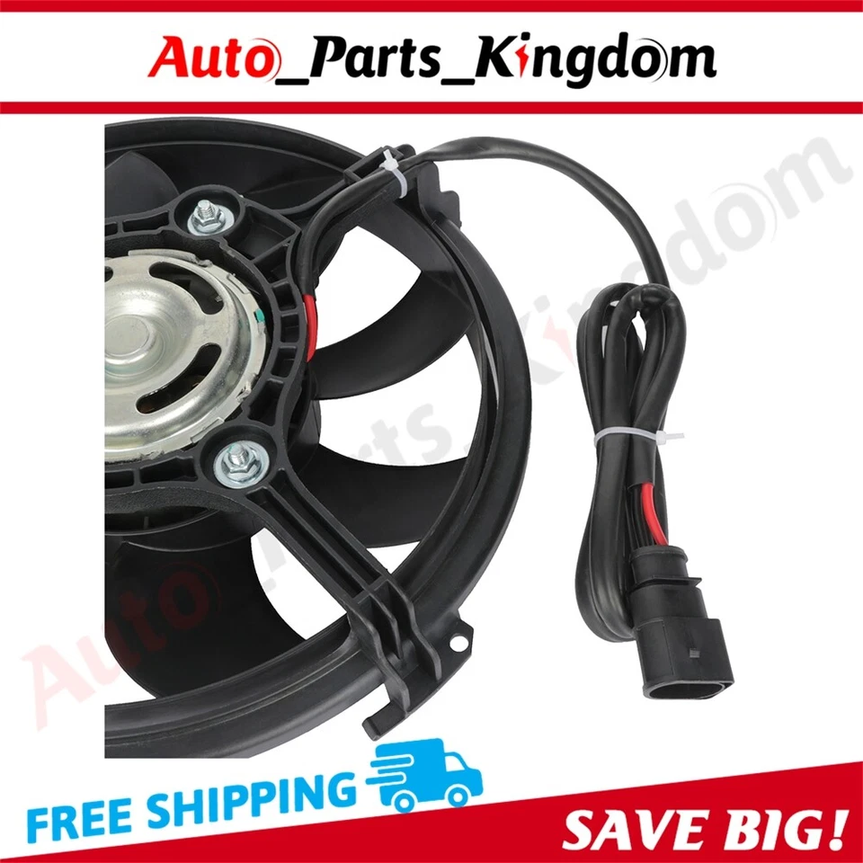 Conjunto de ventilador de refrigeración del radiador para 1996 1997 1998 1999 2000 01 Audi A4 A6 Quattro Foto 4 de 4