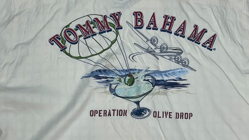 Tommy Bahama Operation Olive Drop Men's Short Sleeve Hawaiian Shirt Size XL - Picture 17 of 18