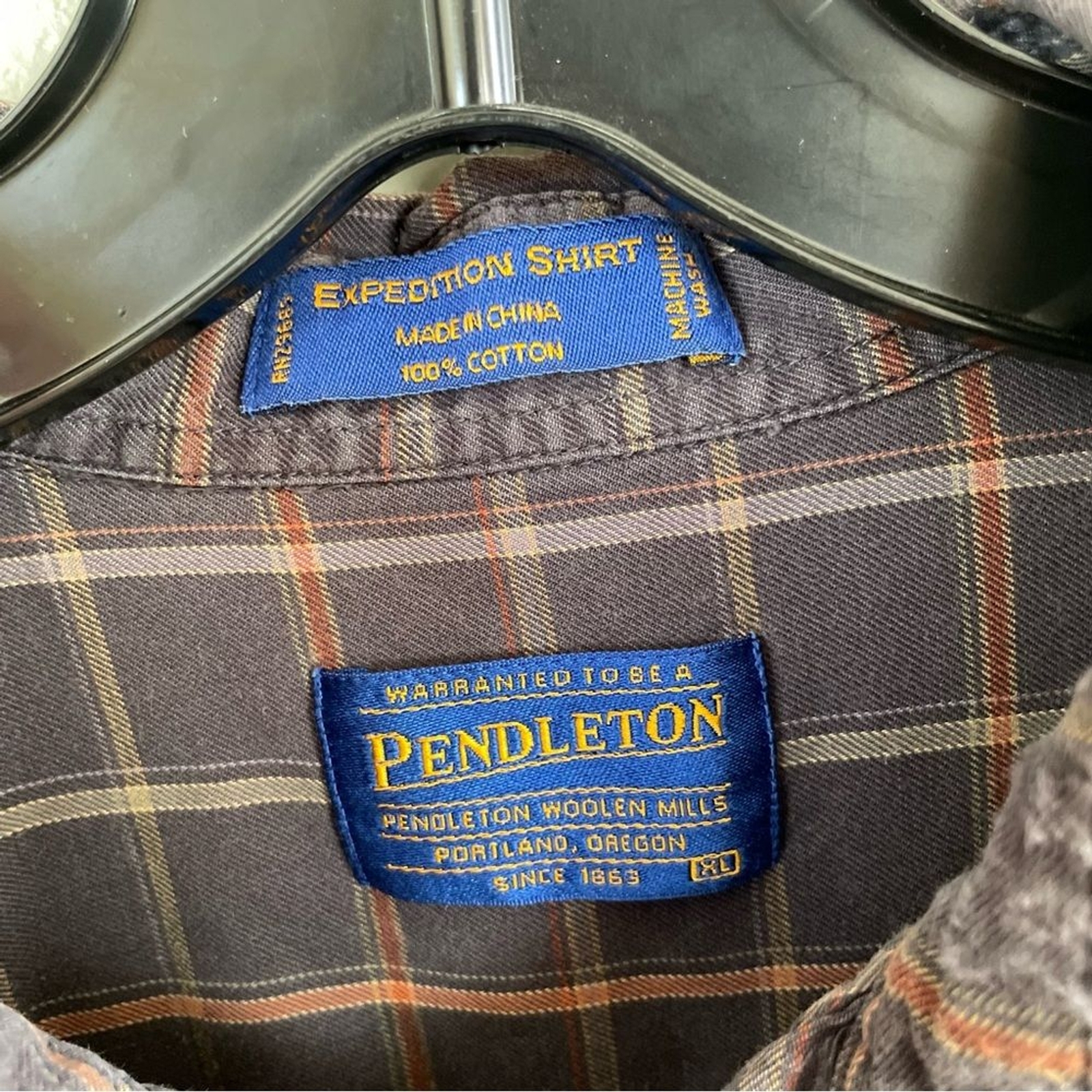 Pendleton plaid expedition button down shirt - image 3