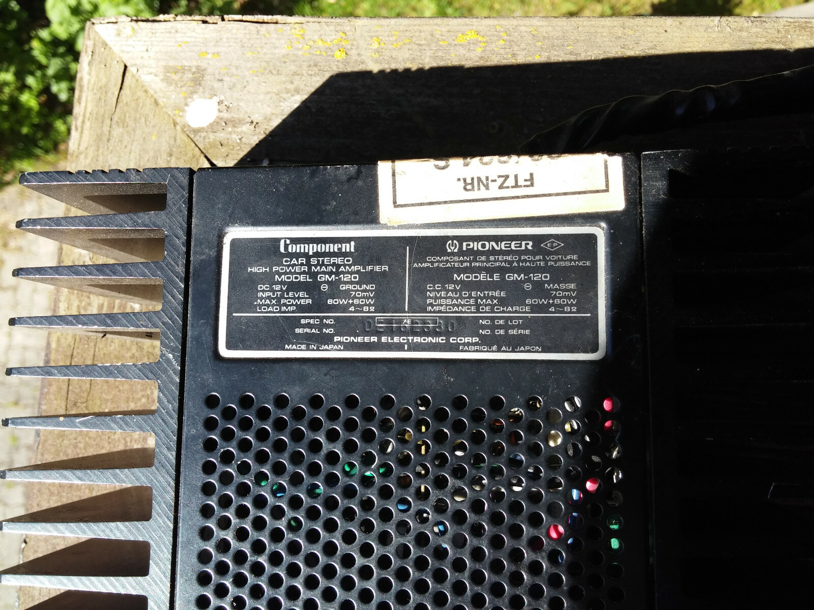 pioneer component car stereo