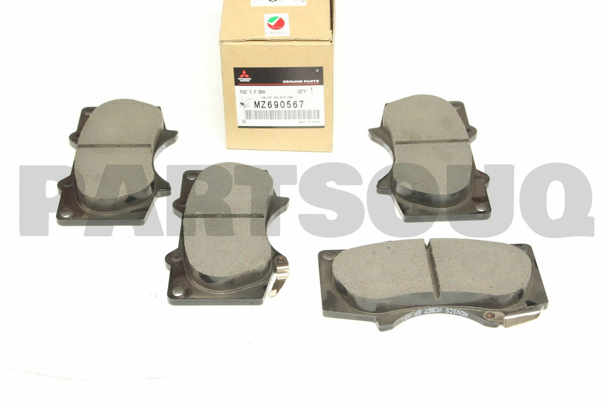 MZ690567 Genuine Mitsubishi PAD SET,FR BRAKE | eBay