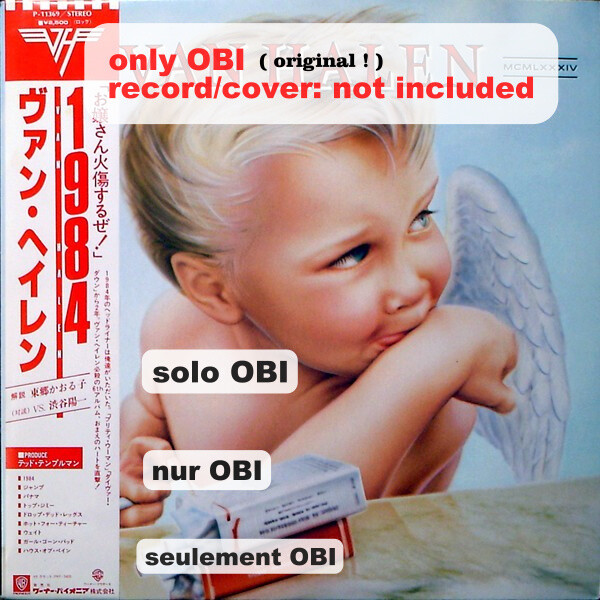 VAN HALEN 1984 Japan ( P-11369 ) ***Only OBI*** | eBay