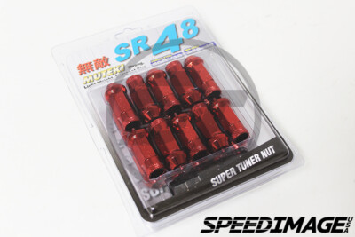 Muteki SR48 Open End Lug Nuts NEON 12x1.5