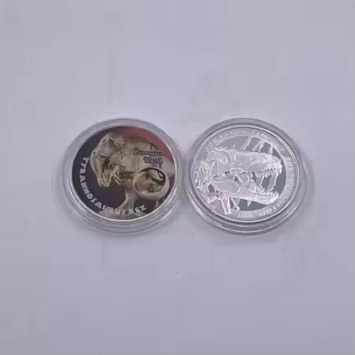 Jurassic Dinosaur Coin Set | Box Set of 10 Coins | T-Rex Dinosaur Coins - Image 3 of 4