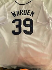 Tigers Jon Warden signed jersey with 68 WSC Inscription WCOA 