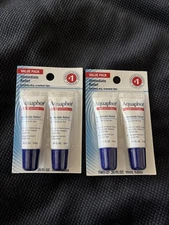 2x Aquaphor Lip Repair Immediate Relief For Severely Dry Lips Value Pack 4 Tubes