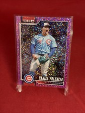 DANIEL PALENCIA SP PINK CONFETTI 2026 Topps CELEBRATION Series 1 Card #158 CUBS
