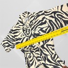 Overlover Virginia Printed Cotton Twill Romper Zebra Print Short Sleeve XS — photo 7