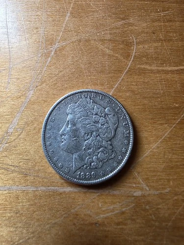 **NO RESERVE*** KEY DATE 1889-S Morgan Silver Dollar VF/XF