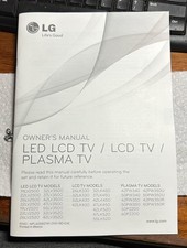 LG LED TV LCD / PLASMA Manuale del proprietario 19 22 26 32 42 55 MFL62882741 - Verifica Fitme