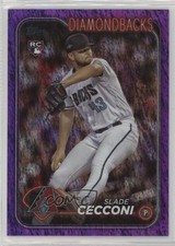 2024 Topps Series 2 Purple Foil 660/799 Slade Cecconi #649 6k2