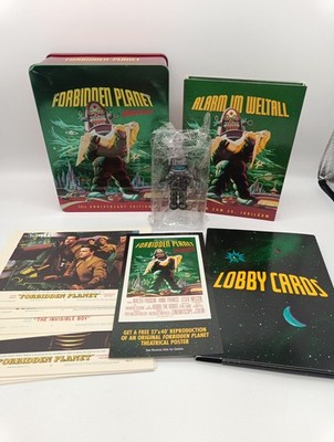 FORBIDDEN PLANET - 50th Ann. Ed. in Metallbox mit Roboter * Vollständig *
