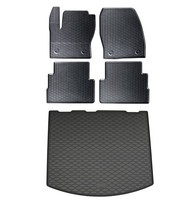 FußMatten Kofferraumwanne FüR Ford Kuga 2 2013- Im Set Gummi Matten