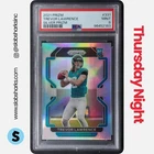 2021 PANINI PRIZM #331 TREVOR LAWRENCE SILVER RC ROOKIE PSA 9