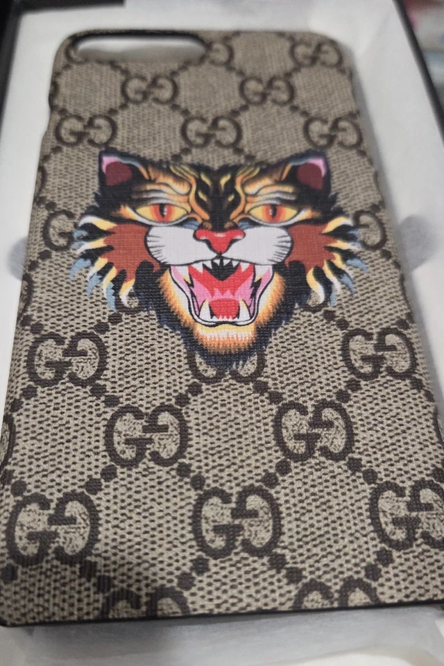 古驰 GG Supreme The Angry Cat 保护壳 适用于 iPhone SE(当前),SE 2020,7,8 全新带盒 — 第 4/4 张图片