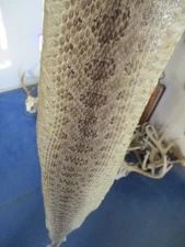 rattlesnake skin prairie rattle snake hide SOFT TANNED wrap pen blanks 49 in S6
