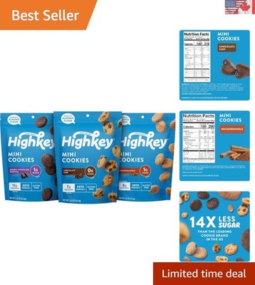 Low Carb Cookies Variety Pack   Sugar-Free & Keto-Friendly, 6.75oz