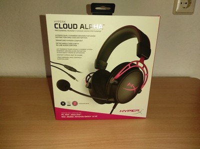 HyperX Cloud Alpha Gaming Headset Kopfbügel Boom-Mikrofon 3,5mm Schwarz/Rot