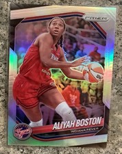 2025 Panini Prizm WNBA Aliyah Boston Silver Prizm #75 Indiana Fever