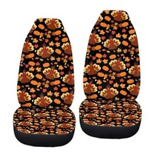Car Seat Covers for Front Seat Protector Automotive Thanksgiving Turkey