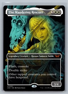 The Wandering Rescuer (Showcase) Duskmourn: House of Horror MTG