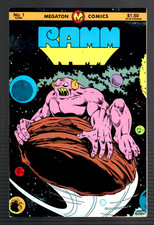 Ramm # 1 High Grade B&amp;W Megaton 5/1987 Copper-Age Minor Key YoungBlood Ad.