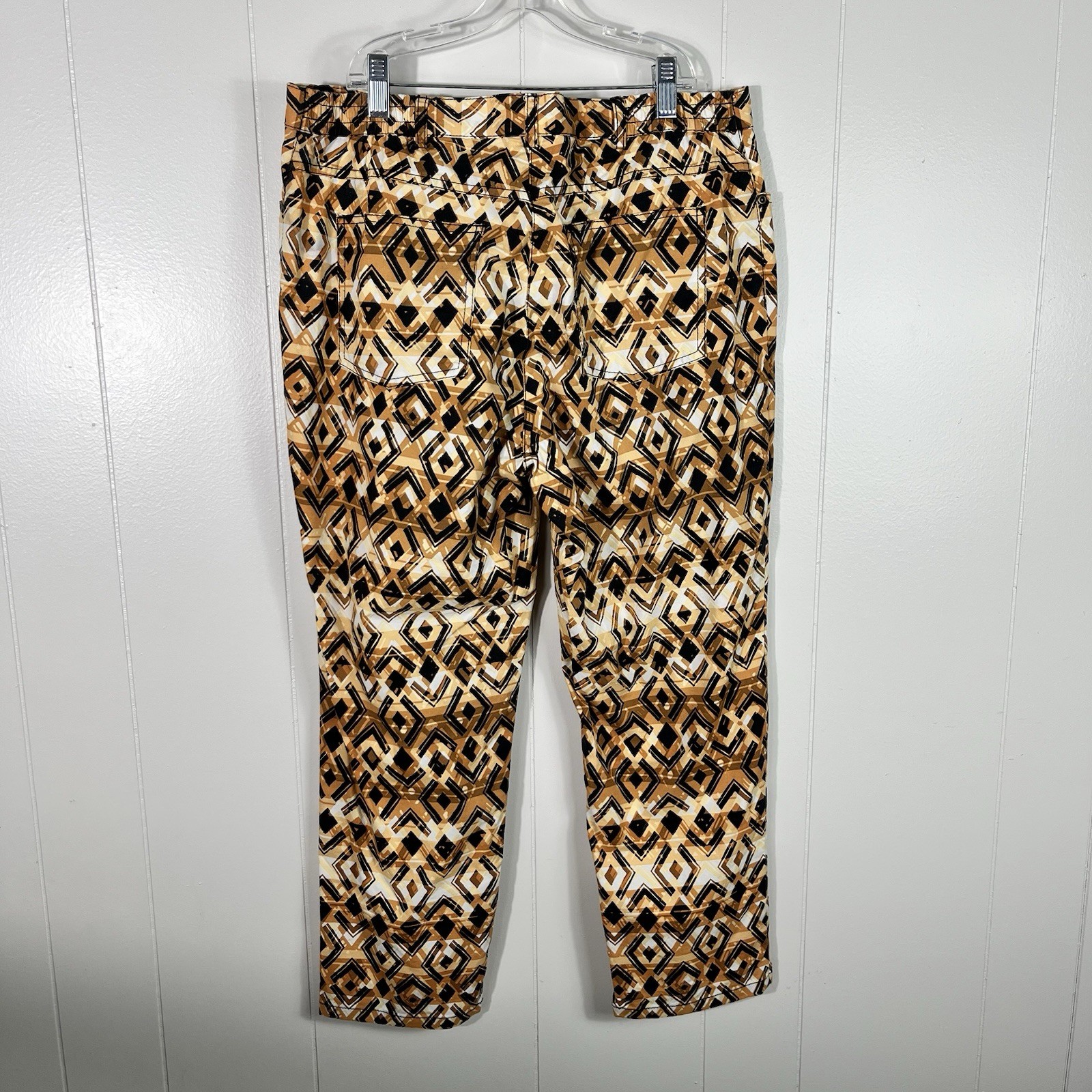 Ruby Rd. Petite Geometric Pattern Ankle Capri Cro… - image 5