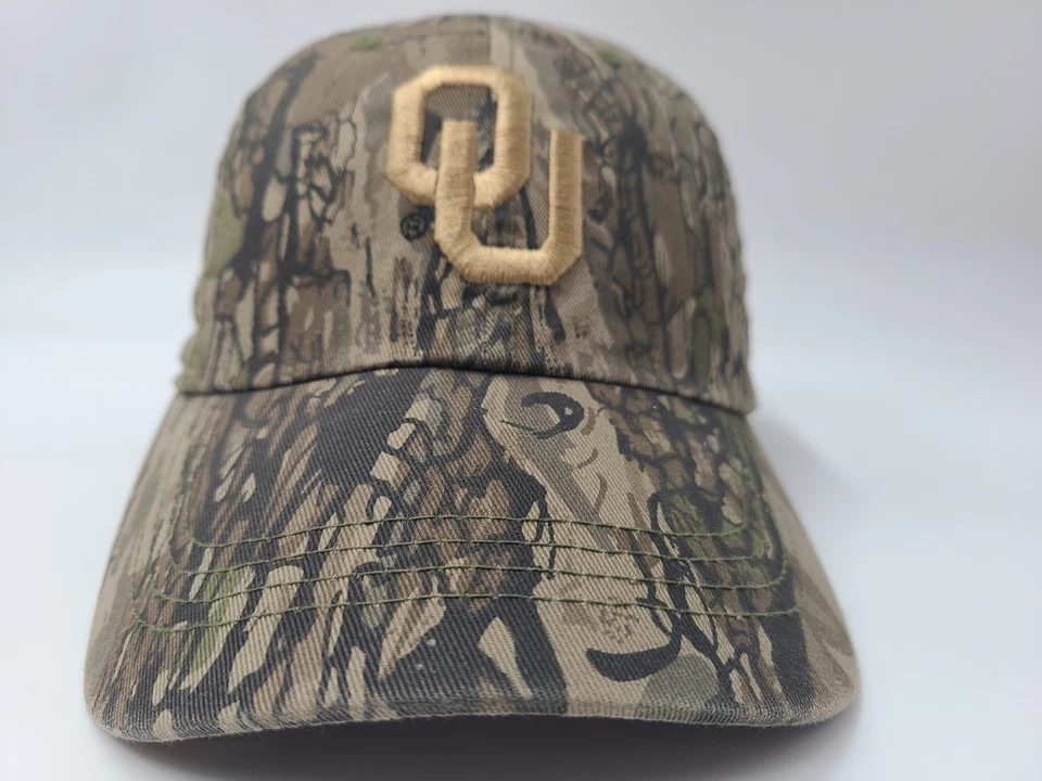 Gorra ajustable cautivadora camuflada Sooners University of Oklahoma NCAA Foto 2 de 4