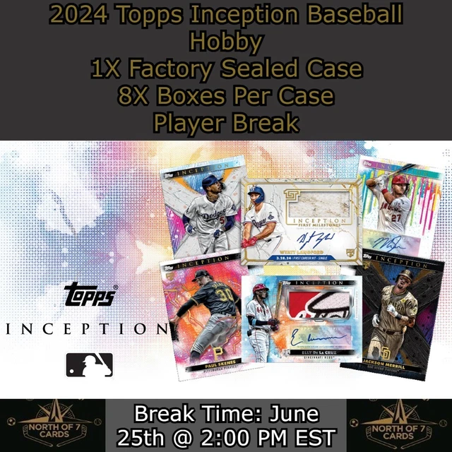 Wyatt Langford - 2024 Topps Inception Baseball Hobby 1X Case Player BREAK #3