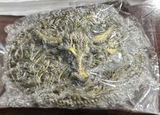 Bull Western Belt Buckle Antique Bronze Tone Oval Shape 3  x 4  New Sealed