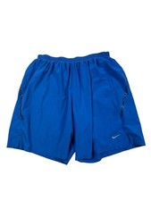 Blue Nike Dri-Fit Lined Athletic Gym Running Shorts Men's L Large