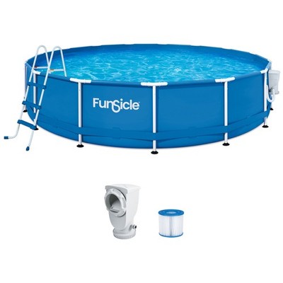 Funsicle 15' x 36'' Outdoor Activity Round Frame Above Ground Swimming Pool Set
