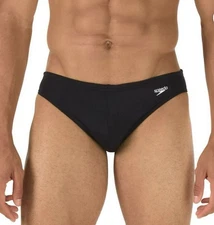 Men's Speedo 7300165 Solar 1 Inch Swim Brief - Black size 38 - New With Tags