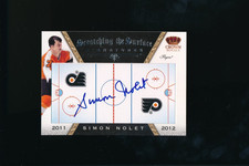 2011-12 Panini Crown Royale Scratching The Surface Signatures Simon Nolet Auto