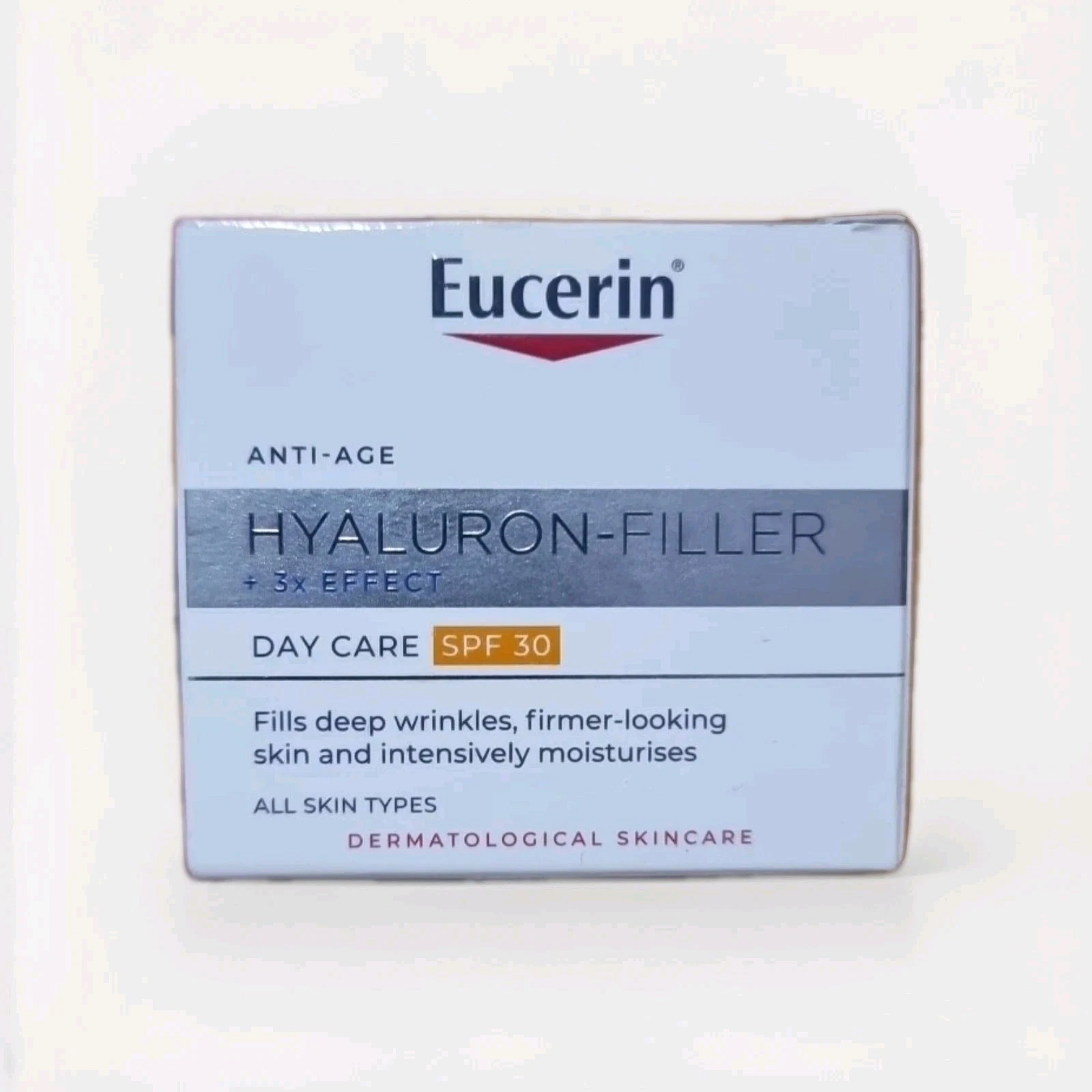 Eucerin Hyaluron Filler + 3x Effect Day Cream For all Skin Types SPF30 50ml New