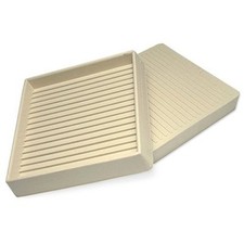 Richelieu America F31838TV TG 2PK 3" Almond Rubb Cups - Quantity 1